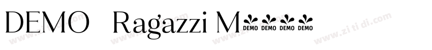 DEMO   Ragazzi M字体转换